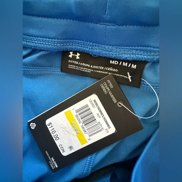 NWT Under Armour Men’s Unstoppable Joggers - Medium - Blue - Picture 6 of 7